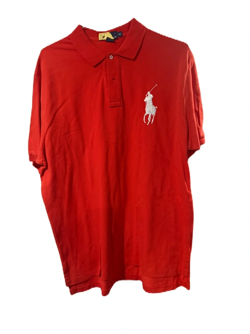 Polo by Ralph Lauren Men's Orange Classic Polo Shirt xl